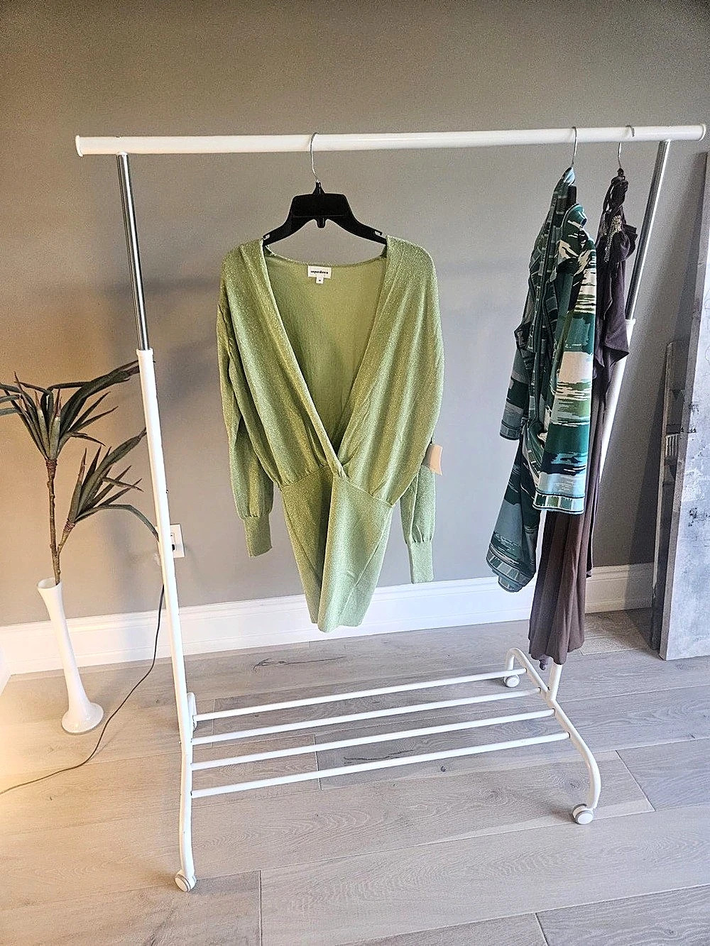 superdown Sweater Dress Green